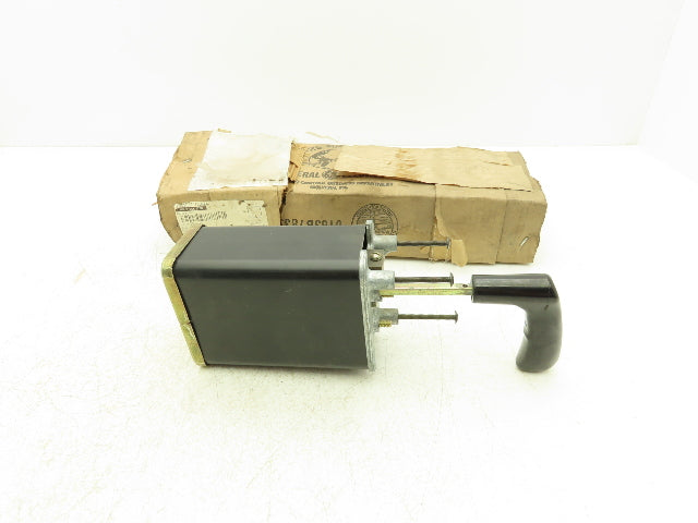 GE General Electric 16SB9DA401SUM24L Type SB-9 Rotary Cam Switch Panel Mount