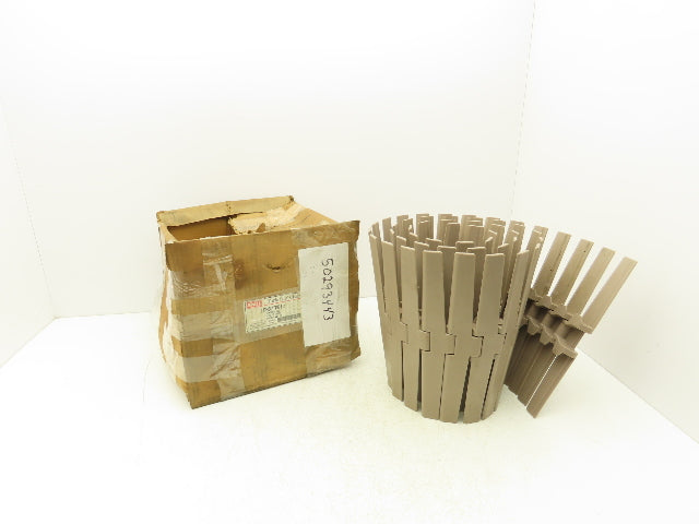 Rexnord LF882TAB12 12" TableTop Conveyor Chain Side-Flex 6' 4"L Tan