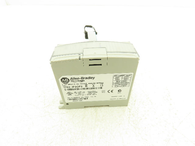 Allen Bradley 1762-IF2OF2 MicroLogix 1200 Analog I/O Mod Ser B Rev A FRN 1.3