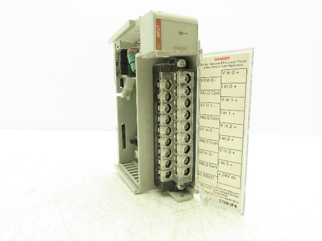 Allen Bradley 1769-IF4 Compact I/O Analog Input Module 24VDC Ser B Rev 2 F/W 2.1