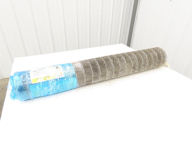 Wirebelt 42"x 25' Flat Flex Stainless Wire Conveyor Belt Sanitary 3/8x.050 21SP