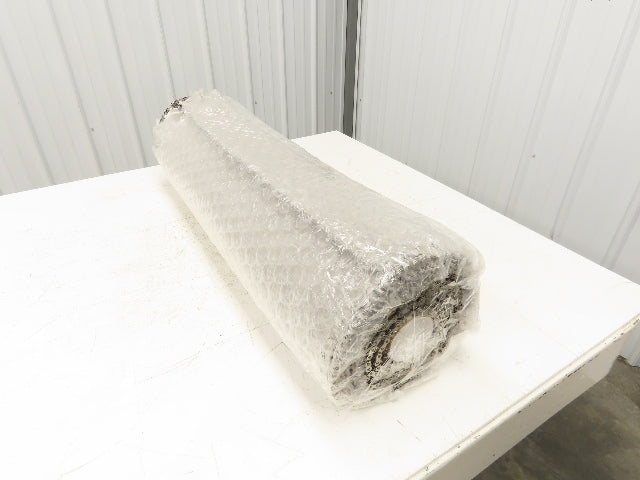 Lumsden 60 Micron Food Grade Oil Filter Oven Fryer Conveyor Belt 37.5"W 13' 7"L