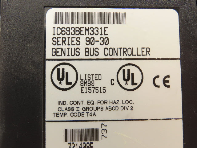 GE Fanuc I/O Input Output Slot Rack Assembly With Backplane CPU Bus *Read