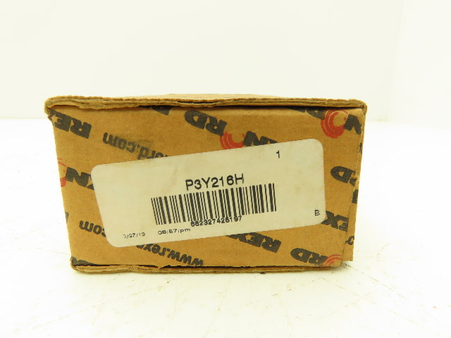 Rex Rexnord P3Y216H Pillow Block Bearing 1" Bore