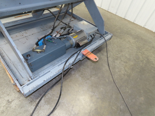 Pentalift Hydraulic Scissor Lift Table 36" Tilt Top 58" X 48" 115 Volt 3000lbs