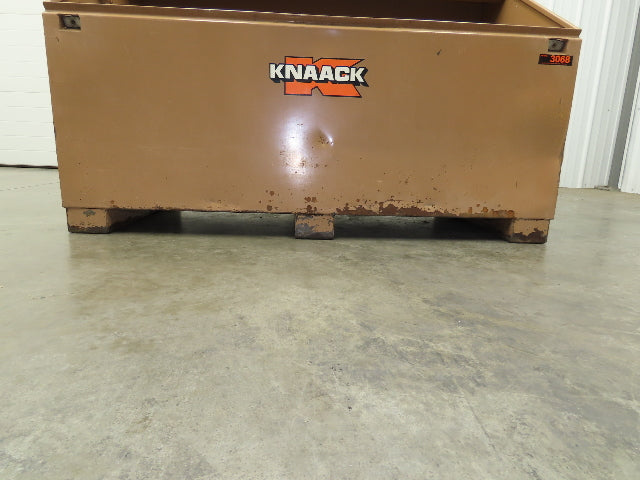 Knaack 3068 Jobsite Tool Chest 60x24x28" Box Shelf Slope Top Lid Top Steel