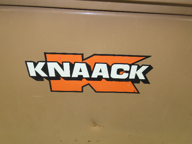 Knaack 3068 Jobsite Tool Chest 60x24x28" Box Shelf Slope Top Lid Top Steel