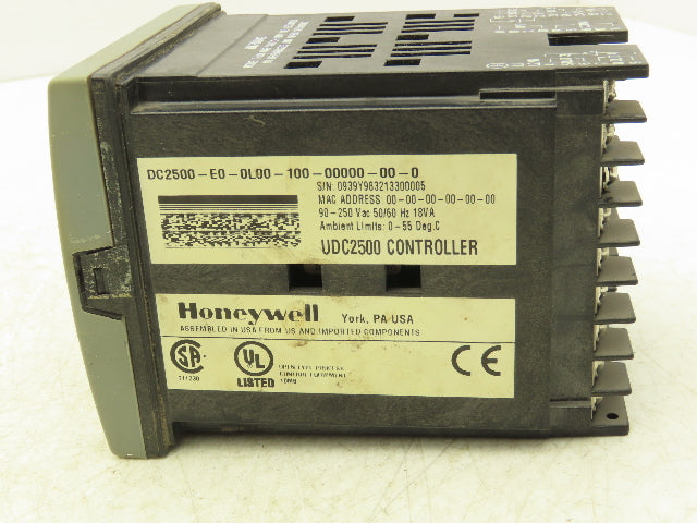 Honeywell DC2500-E0-0L00-100-00000-00-0 UDC2500 Temperature Controller Module
