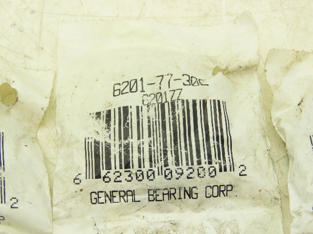 General Bearing Corp 6201Z Ball Bearing 12mm-ID x 32mm-OD x 10mm-W Lot Of 7