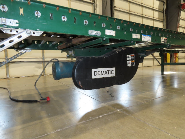 Dematic 42"x 60' Accumulating Roller Conveyor Belt Drive 40"BF 230/460V 175FPM