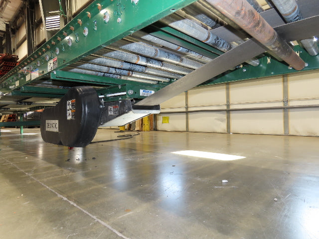 Dematic 42"x 60' Accumulating Roller Conveyor Belt Drive 40"BF 230/460V 175FPM