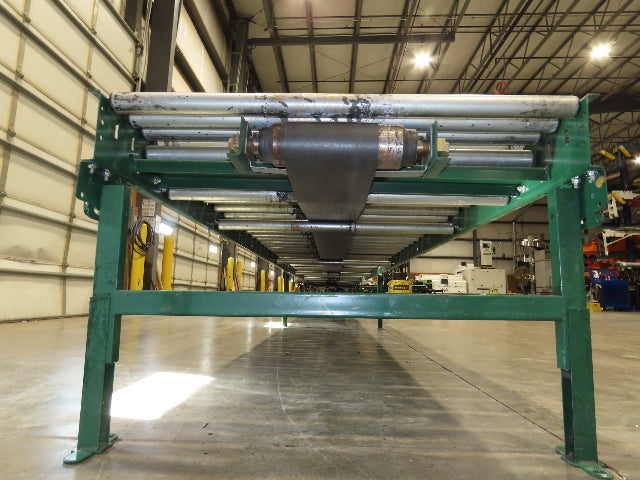 Dematic 42"x 60' Accumulating Roller Conveyor Belt Drive 40"BF 230/460V 175FPM