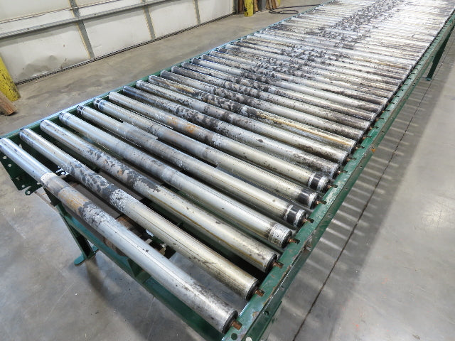 Dematic 42"x 60' Accumulating Roller Conveyor Belt Drive 40"BF 230/460V 175FPM