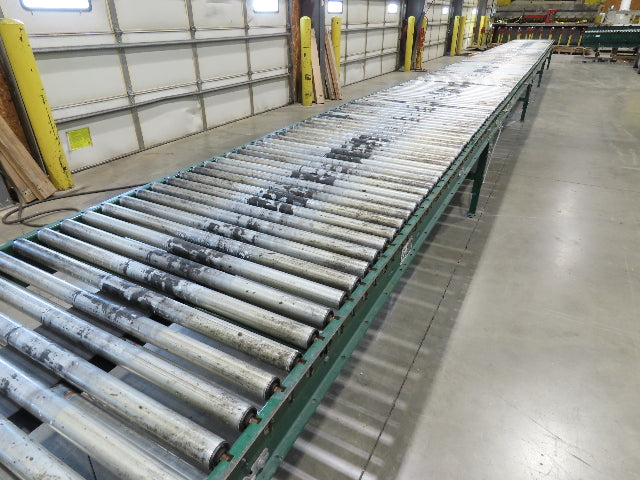 Dematic 42"x 60' Accumulating Roller Conveyor Belt Drive 40"BF 230/460V 175FPM