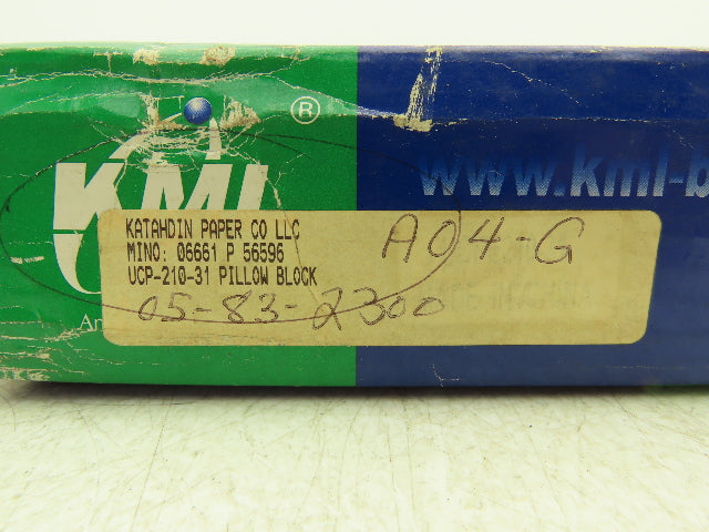 KML UCP 210-31 Pillow Block Bearing 1-15/16" Bore