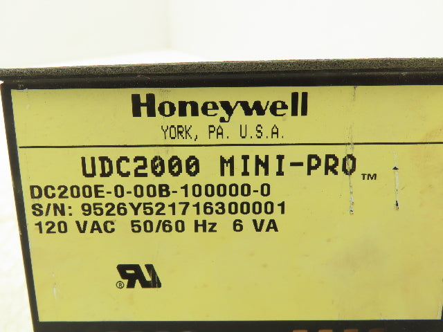 Honeywell DC200H-2-000-100000-0 UDC2000 Mini Pro Digital Temperature Controller