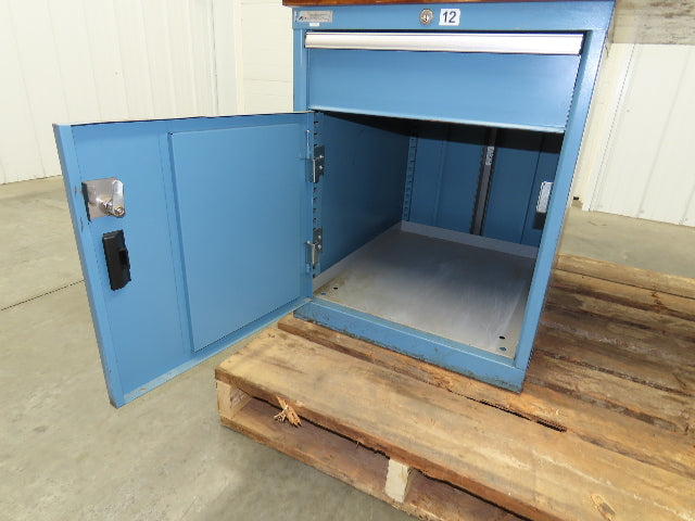 Lista Workbench Wood Top 72x30" 5 Drawer 22"W Tool Storage Cabinet 29-1/2"H