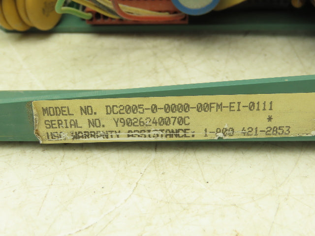 Honeywell DC2005-0-0000-00FM-EI-0111 UDC2000 Digital Temperature Controller