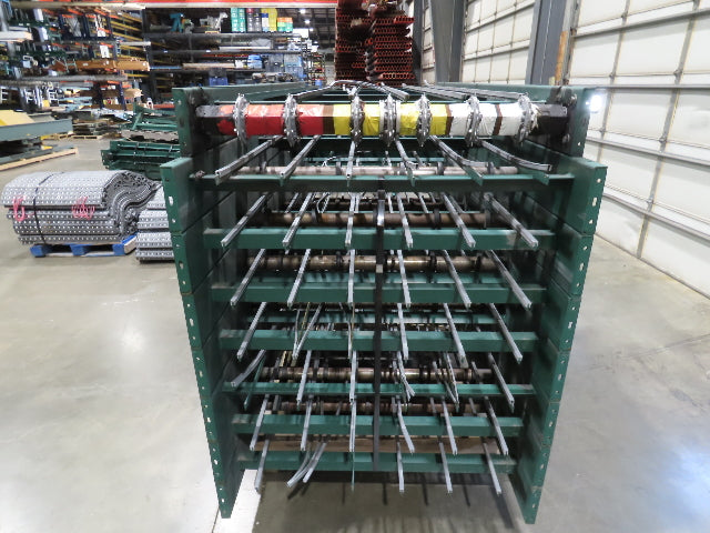 47"W MatTop Roller Belt Conveyor 44"BF 42"Belt 15Hp 3PH 79' + 83' Lot of 2