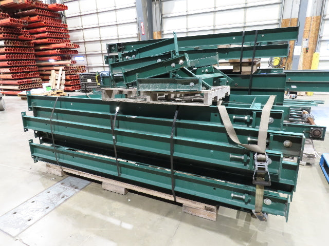 47"W MatTop Roller Belt Conveyor 44"BF 42"Belt 15Hp 3PH 79' + 83' Lot of 2