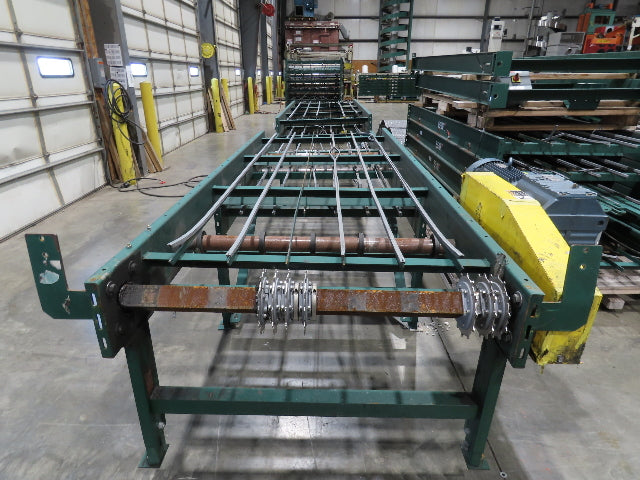 47"W MatTop Roller Belt Conveyor 44"BF 42"Belt 15Hp 3PH 79' + 83' Lot of 2