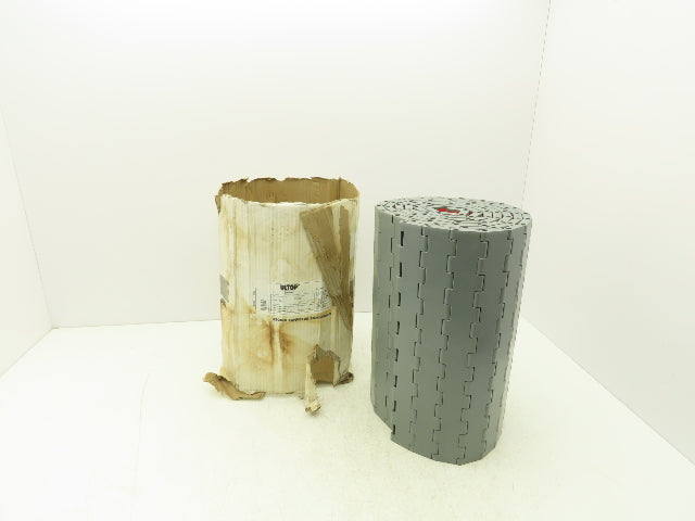 Regina UCC1500 Ultop 15"W MatTop Flat Conveyor Belt Chain Gray FliteTop 10'L