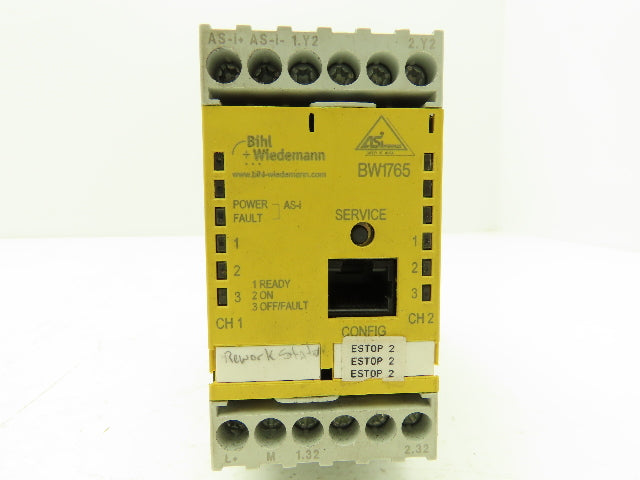 Bihl Wiedemann BW1765 Safety Monitor I/O 24VDC 230VAC
