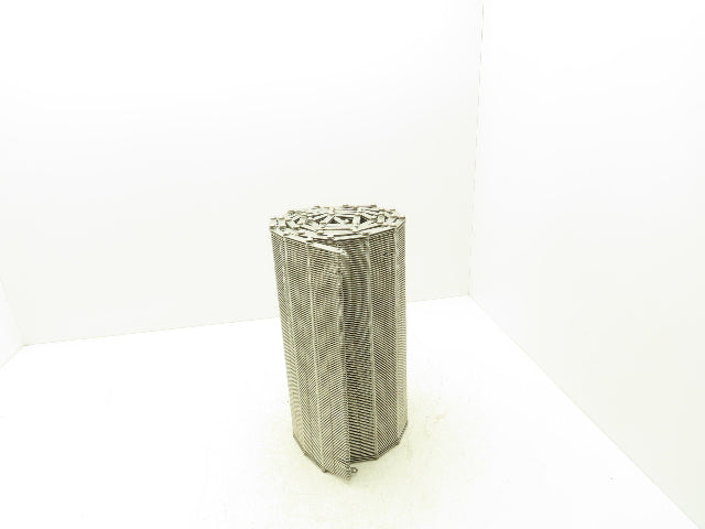 Stainless Steel Eyelink Wire Loop Oven Conveyor Belt 390mm 15.3"W x 92.75"L