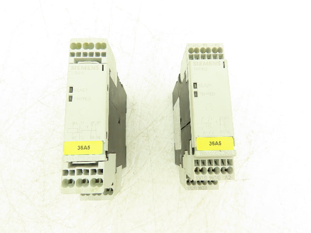 Siemens 3RN1010-2CB00 Thermistor Motor Protector 24V AC/DC 1NO 1NC Lot of 2