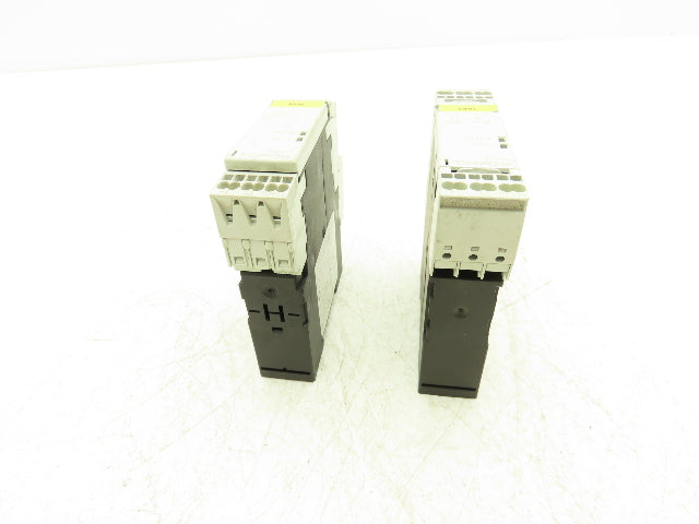 Siemens 3RN1010-2CB00 Thermistor Motor Protector 24V AC/DC 1NO 1NC Lot of 2