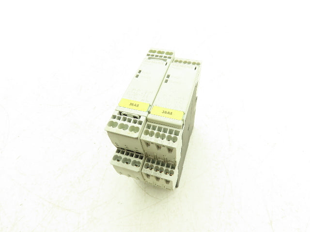 Siemens 3RN1010-2CB00 Thermistor Motor Protector 24V AC/DC 1NO 1NC Lot of 2