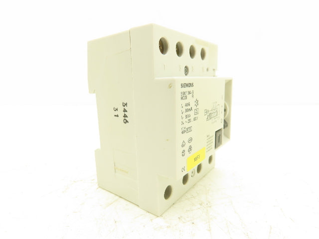 Siemens 5SM1344-6 Residual Current Circuit Breaker RCCB FI 40A 230-400V