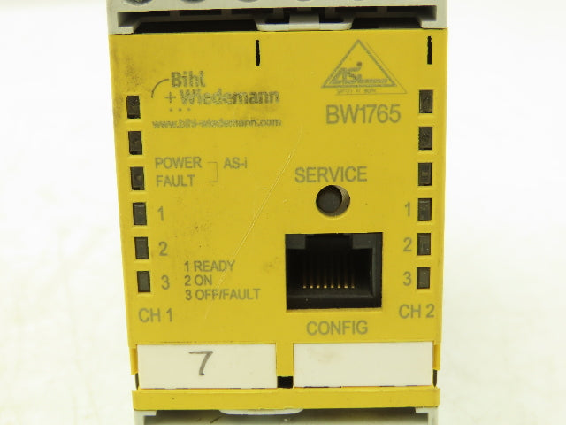 Bihl+Wiedemann BW1765 Asi Consortium Safety Monitor 2 Inputs 2 x 2 Relay Outputs