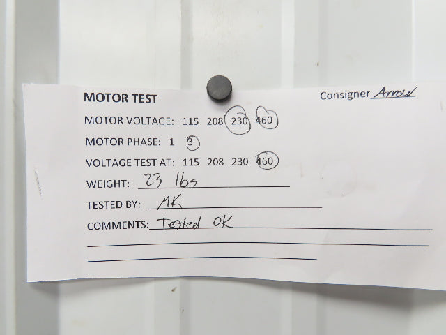 ATB Antriebstechnik IEC 80M Metric AC Motor 0.9kw 1.2Hp 1710rpm 230/460V 3PH