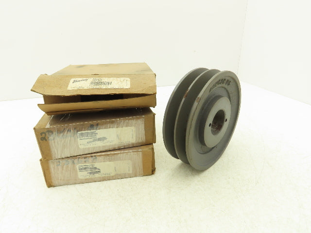 Browning 2BK62H 2 Groove V Belt Pulley A-B Belt Section H Bushing Lot Of 3