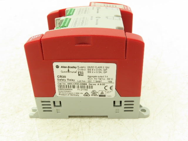 Allen Bradley 440C-CR30-22BBB GuardMaster Safety Relay 24VDC 5A Ser. A9.00