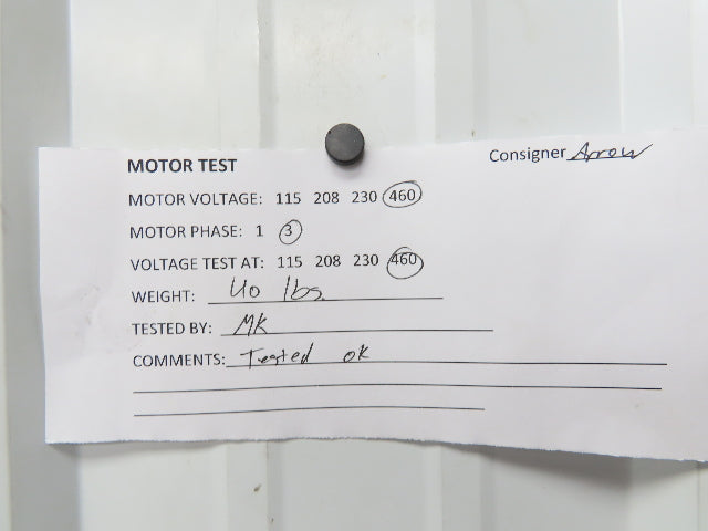 R. Schali ZK90L Metric AC Motor 1.8kW 2.4Hp 1700rpm 230/460V 3PH 90L 181002