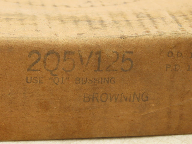 Browning 2Q5V125 2 Groove Pulley 5V Belt Section 12.5"OD Q1 Bushing Required