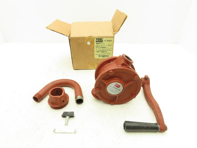 Teel 2P093B Manual Rotary Oil Drum Pump 10GPM 1"NPT Hand Pump