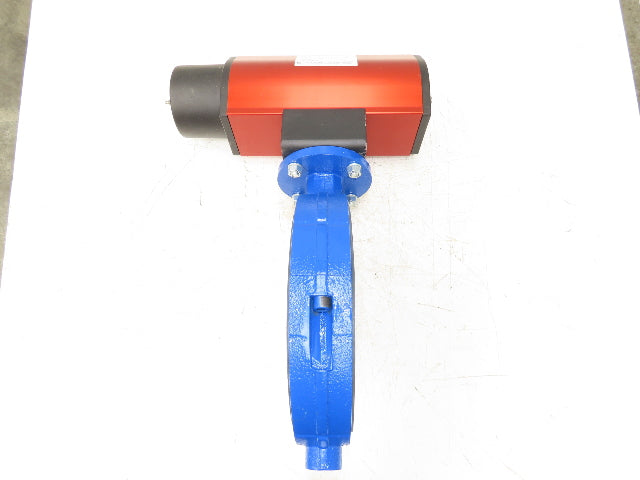 ABZ 10" Wafer Butterfly Valve w/Pneumatic Rotork Actuator RCIO-260-DA