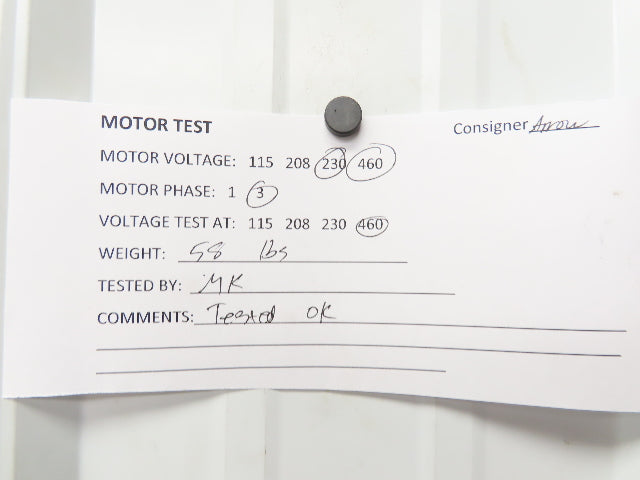 Gusher 1-1/2 C Centrifugal Coolant Slurry Pump 3/4Hp 3450rpm 220/440VAC 3PH