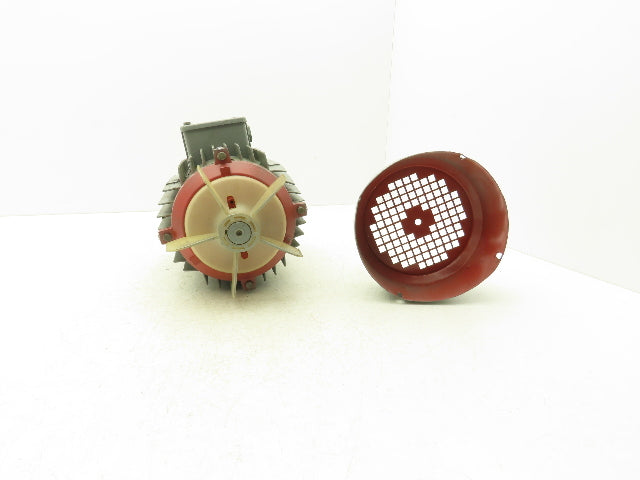 R.Schali 1ZK90L4 Metric AC Motor 1.8kw 1700rpm 230/460V 3PH 90L Frame 24mm Shaft