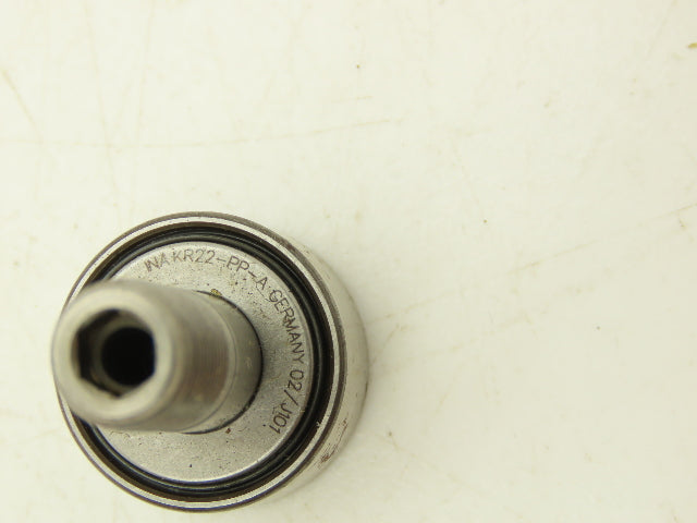 INA KR22-PP-A Cam Follower Bearing 22mm-OD 12mm-Width 10mm-Stud Dia Lot of 2
