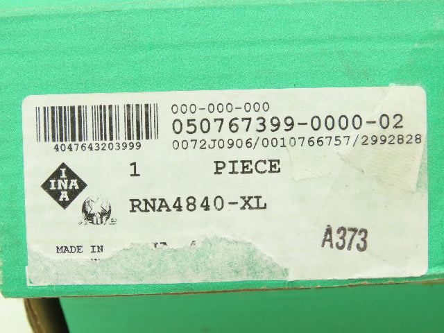 INA RNA4840-XL Needle Roller Bearing 220mm-ID x 250mm-OD x 50mm-Width
