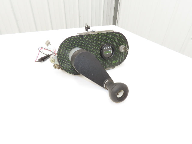 Clark 227-1022-022 4244 Steer Handle Valve Panel Hour Meter & Key NPR20 Forklift