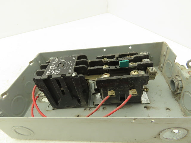 Siemens 16CF35AGATE 3PH Motor Starter Contactor 480V Coil w/Overload 48EH38A6