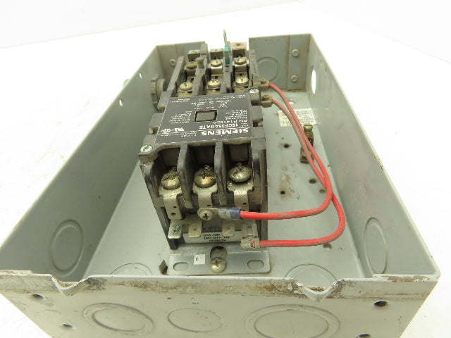 Siemens 16CF35AGATE 3PH Motor Starter Contactor 480V Coil w/Overload 48EH38A6