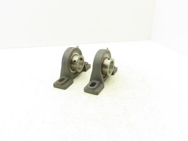 Browning PB250X1-5/8 Pillow Block Bearing 1-5/8" Bore 2 Bolt Base Lot Of 2