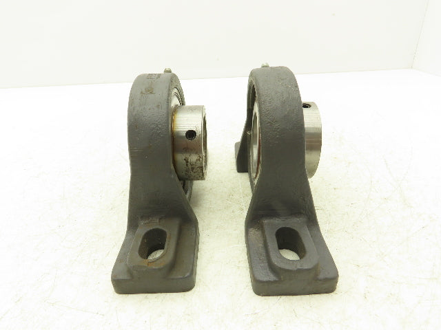Browning PB250X1-5/8 Pillow Block Bearing 1-5/8" Bore 2 Bolt Base Lot Of 2