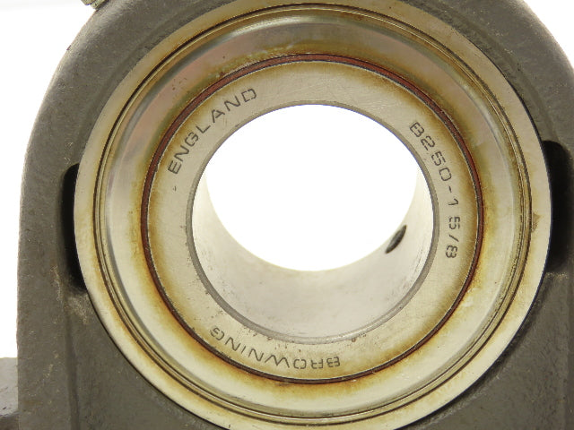 Browning PB250X1-5/8 Pillow Block Bearing 1-5/8" Bore 2 Bolt Base Lot Of 2